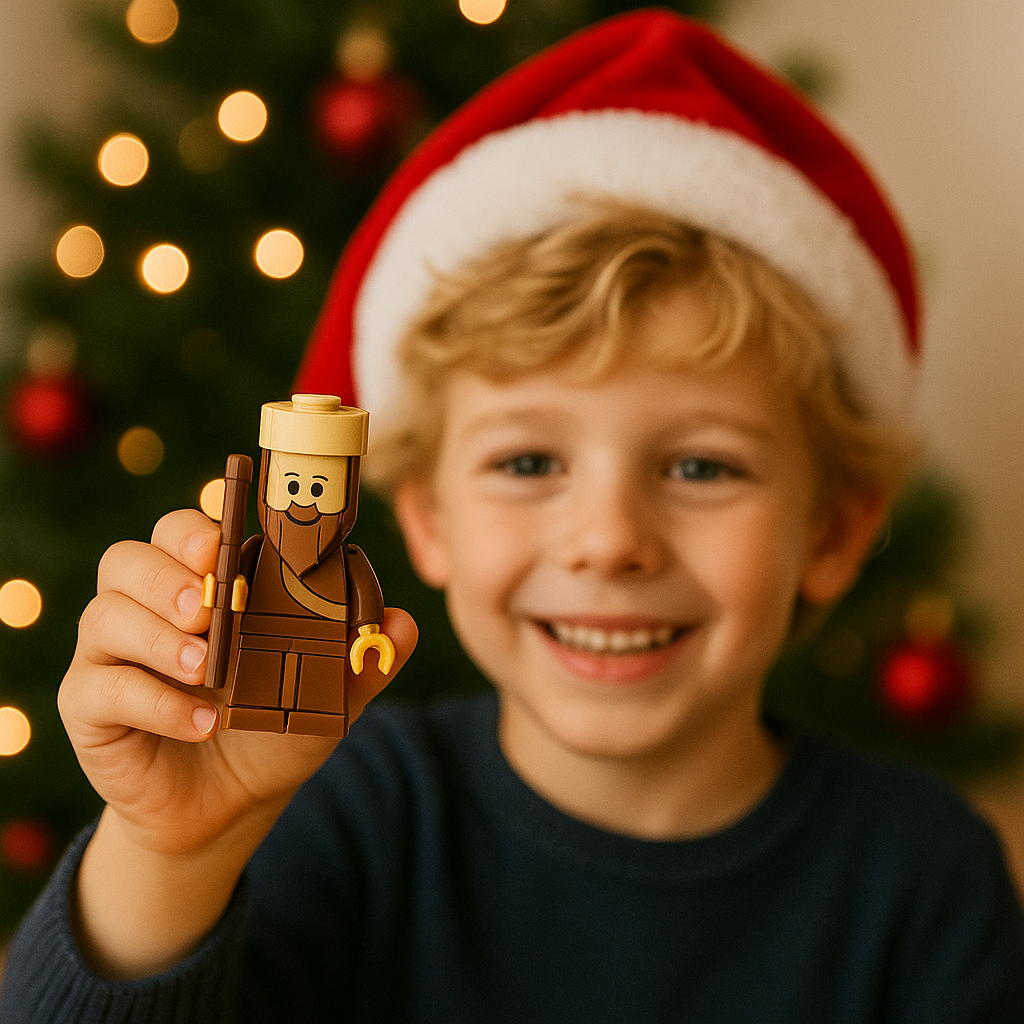 Calendario de Adviento Natividad – Juguete de Construcción con 24 Sorpresas de Belén