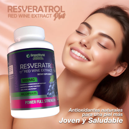 Resveratrol Premium Plus - Juventud y salud en cada cápsula