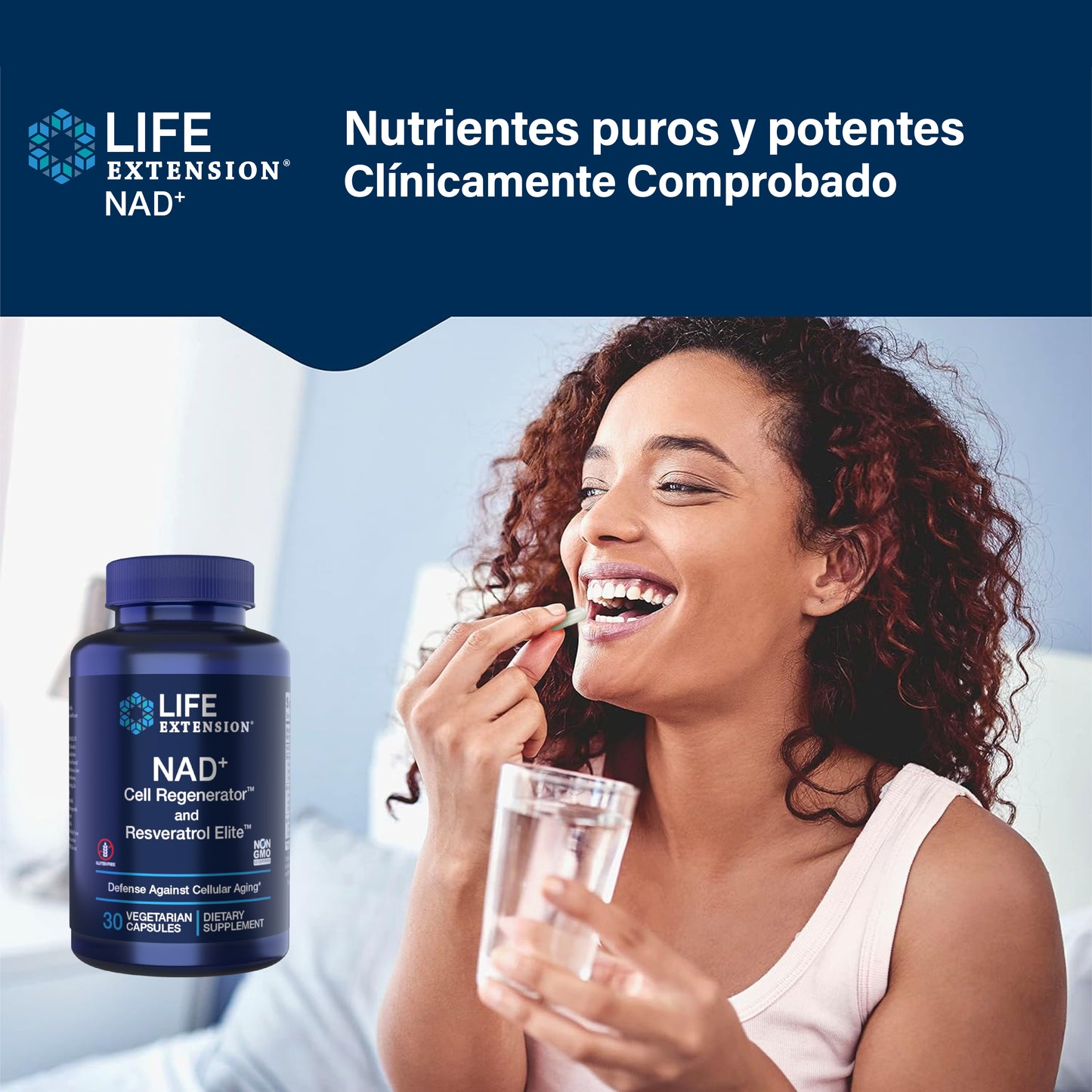 NAD+ regenerador de celulas y Resveratrol Elite™